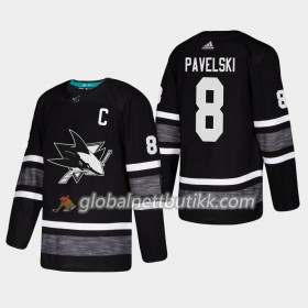 San Jose Sharks Hockeydrakt Joe Pavelski 8 Svart 2019 NHL All-Star Adidas Authentic - Herre